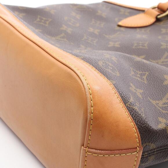 LOUIS VUITTON Authentic Brown Monogram Leather Lockit Bag - Picture 8 of 11